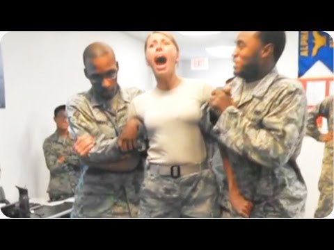 United States Air Force Training | Gripping Reaction to Taser