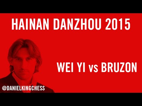 Hainan Danzhou 2015 Wei Yi vs Bruzon