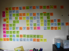 Film structure in post-it notes - later days