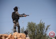 Occupation forces from Israel disperse protests in Palestinian West Bank