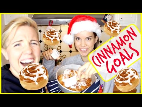 MY DRUNK KITCHEN: CINNAMON GOALS (ft. Ingrid Nilsen!)