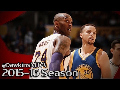 Stephen Curry vs Kobe Bryant LAST Duel 2016.03.06 - 12 Pts For Kobe, 18 Pts For Steph