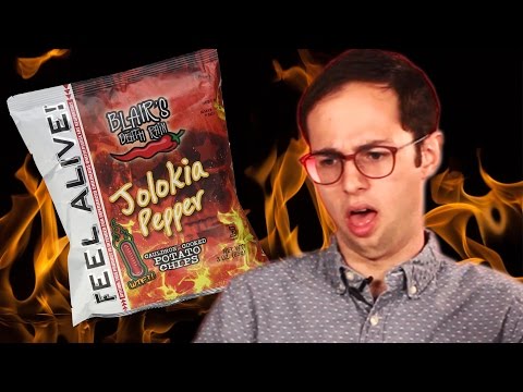 Extremely Spicy Snack Taste Test