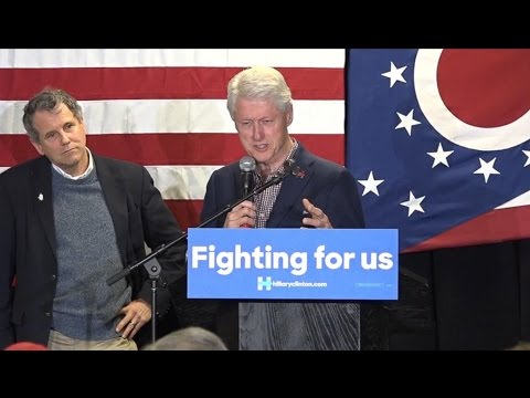 Bill Clinton Talks Trump Protests