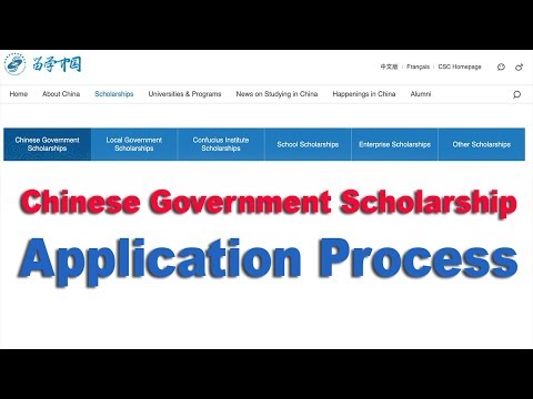 How to apply for Chinese Scholarship