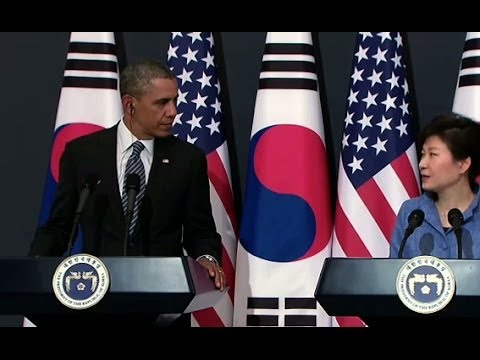 President Obama's Holds a Press Conference with President Park of the Republic of Korea