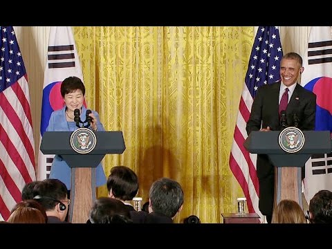 The President and the President of the Republic of Korea hold a Joint Press Conference