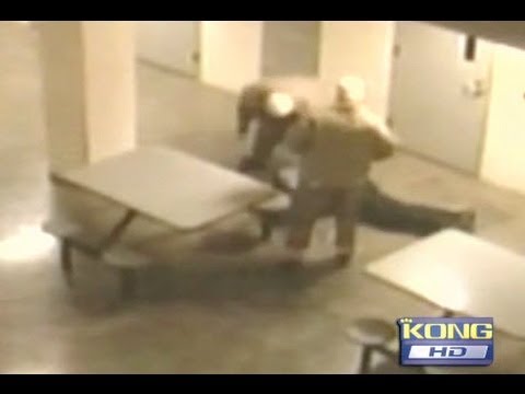 Caught On Tape : Inmates Assault Corrections Officer With Metal Pipes!