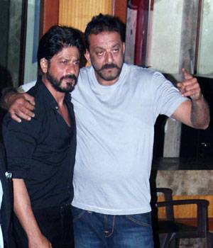 Celeb Spotting: Shah Rukh Khan visits Sanjay Dutt, Shraddha Kapoor at Mehboob Studio