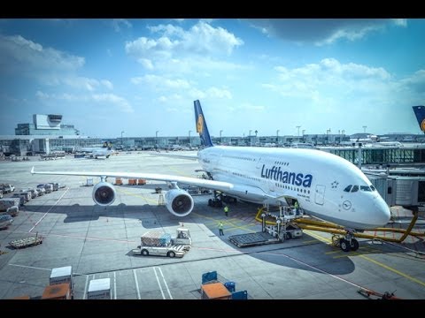 Lufthansa Airbus A380 / Frankfurt to Shanghai PuDong