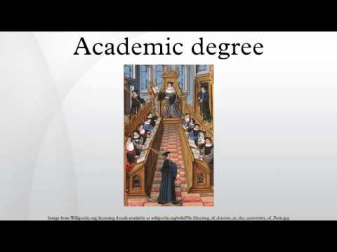 Academic degree