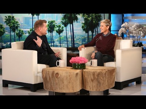 James Corden Visits with Ellen