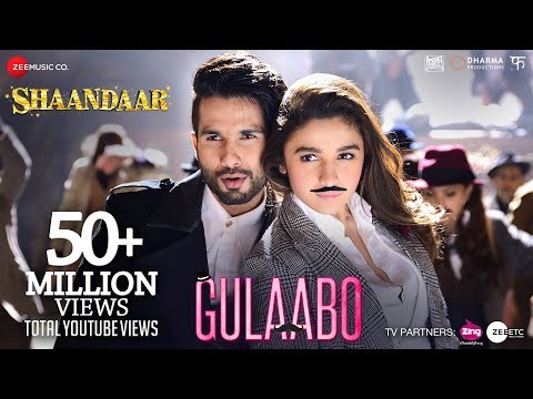 Gulaabo | Official Song | Shaandaar | Alia Bhatt & Shahid Kapoor | Vishal Dadlani | Amit Trivedi