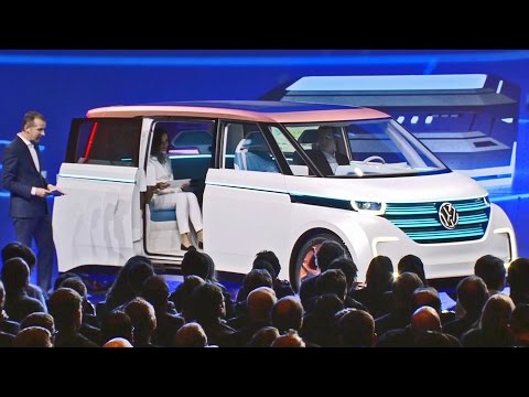 Volkswagen BUDD-e Concept World Premiere at CES 2016