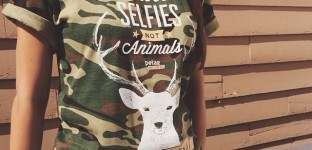 Shoot Selfies, Not Animals Unisex T-Shirt