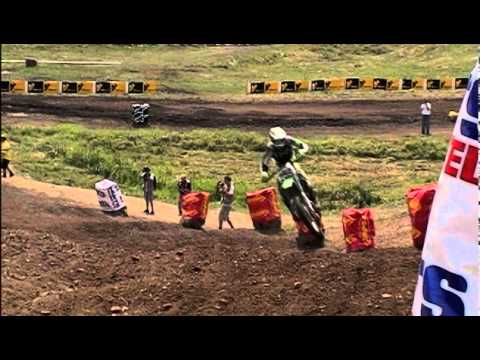 Ricky Carmichael vs James Stewart Battle Unadilla Crash 2005