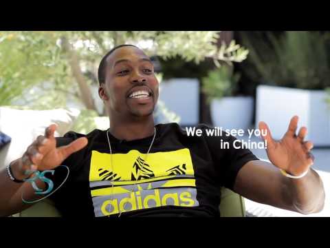 NBA Stars DWIGHT HOWARD & JOHN WALL speak CHINESE with Yi Jianlian!