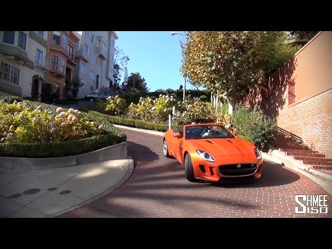 F-Type in San Francisco - Lombard St, Golden Gate Bridge, Sonoma Valley