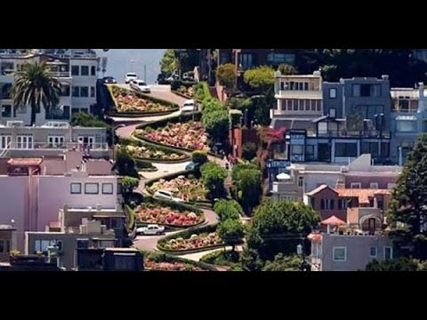 The Most Curved Road In The World / Lombard Street / San Francisco