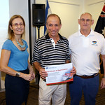 Launch of Australian Friends Of Surf Life Saving Israel at Bondi Surf Bathers Life Saving Club. Gabrielle Upton, Stanley Roth, Steve Rubner.