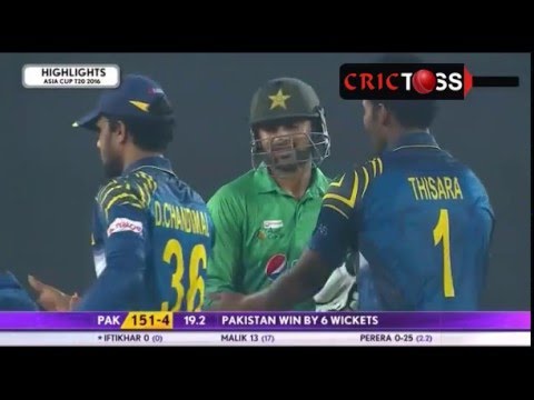 AsiaCup Match 10: Pakistan VS Srilanka Full Match Highlights