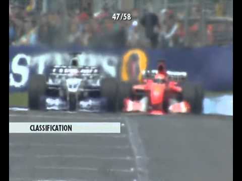 F1 Melbourne 2002 - Jarno Trulli vs Michael Schumacher vs Juan Pablo Montoya!