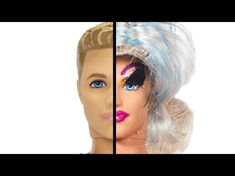 Drag Queens Give Ken Dolls Drag Makeovers