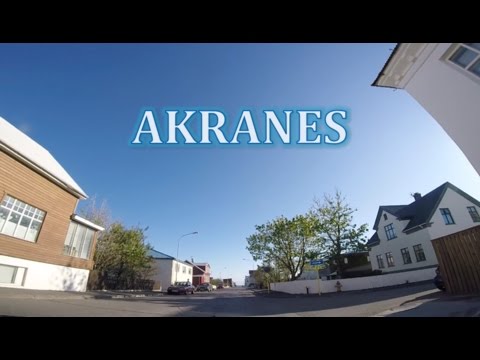 Iceland. Akranes Video Tour (Extended version) HD