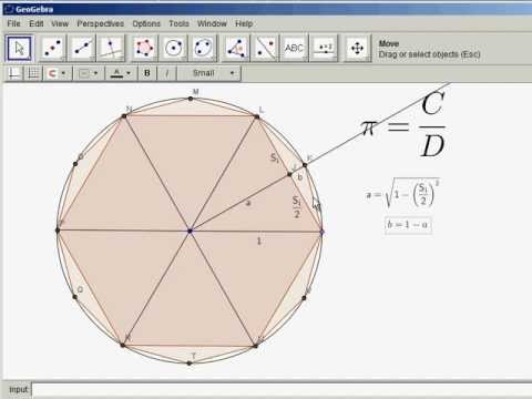 Finding Pi by Archimedes' Method