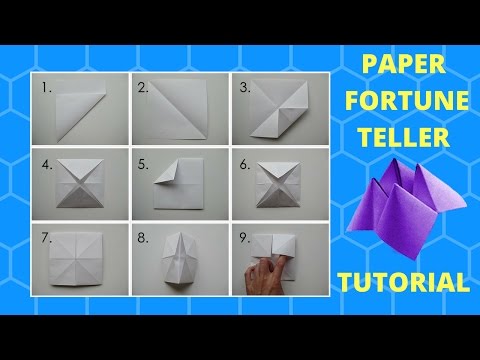 How to Make a Paper Fortune Teller