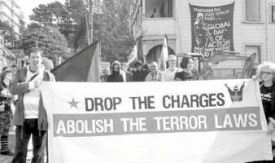 New Zealand solidarity demo in support of Maori and anarchist defendants