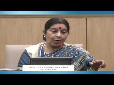 Keynote Address by External Affairs Minister on 14th Pravasi Bharatiya Divas (January 09, 2016)