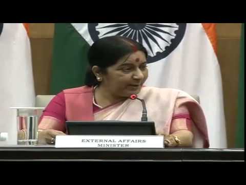 Press Conference by External Affairs Minister (October 26,2015)