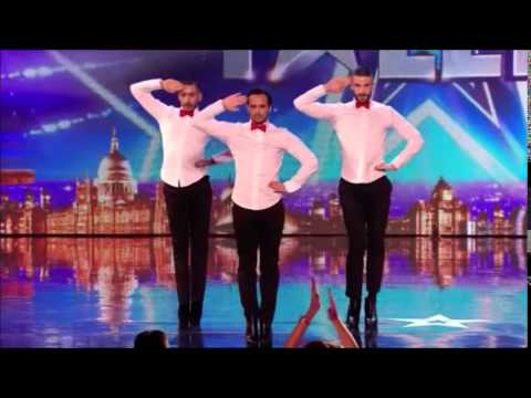 Britian's Got Talent 2014 ~ 3 Hot French Men Dance in Heels