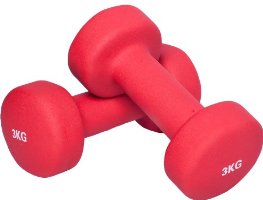 Gorilla Sports Vinyl Gymnastikhanteln, 6Kg, 10000530;389