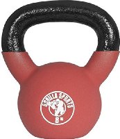 Gorilla Sports Kettlebell Red Rubber, 8kg, 10000491;2