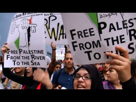 Protesters Call for Palestinian Rights