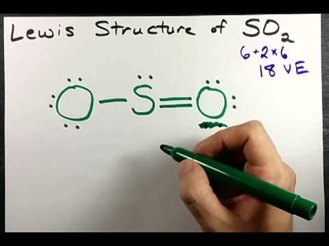 Lewis Structure of SO2 (sulfur dioxide)