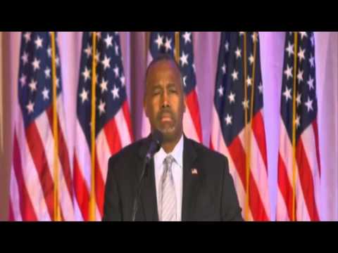 Dr. Ben Carson Endorses Donald Trump to Be US President at Press Conference 3/11/2016