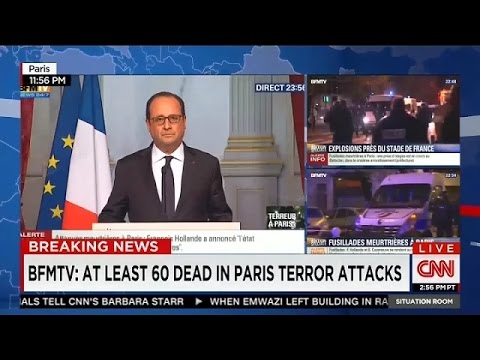 CNN: Paris Terror Attacks (11/13/2015)