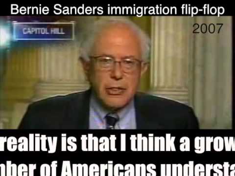 Bernie Sanders Immigration Flip-Flop