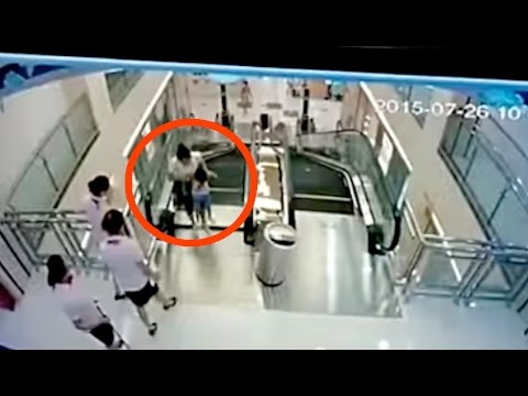 Chinese Woman DIES Saving Child On Escalator | What's Trending Now