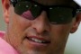 Practice makes perfect: Adam Scott of Australia catches his ball on the practice range before the start of play.