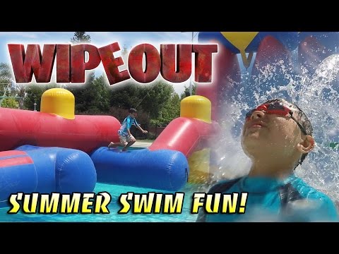 WIPEOUT! Swimming Fun in the SUN!