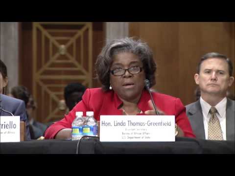 Assistant Secretary Thomas-Greenfield Testifies on U.S. Policy in Central Africa