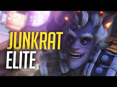 Overwatch Lijiang Tower - Junkrat ELITE! Kill Streaks Galore!