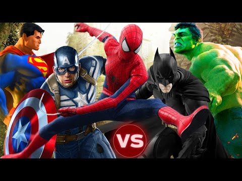 Finger Family Children Nursery Rhymes Hulk Spiderman Superman Batman Cartoons For Children