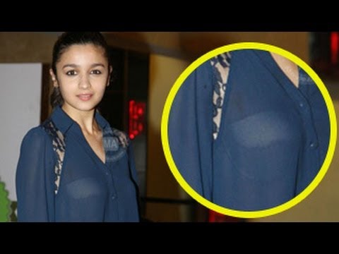 Bollywood Actress Alia Bhatt's SEXIEST Wardrobe Malfunctions -- Top 4