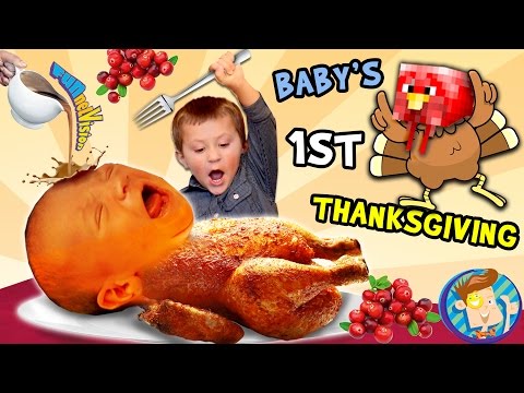 Baby's First Thanksgiving!  ☆FLASHBACKS☆  Let Christmas Begin! (FUNnel Vision Family Fun Vlog)