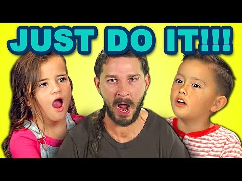 KIDS REACT TO JUST DO IT (Shia LaBeouf Motivational Speech)